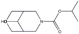 isopropyl 9-syn-hydroxy-3-oxa-7-azabicyclo[3.3.1]nonane-7-carboxylate 结构式