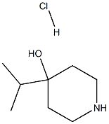 4-isopropylpiperidin-4-ol hydrochloride Structure