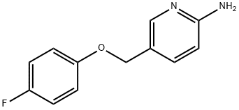 5-((4-fluorophenoxy)methyl)pyridin-2-amine,1247457-20-0,结构式