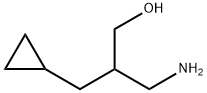 3-amino-2-(cyclopropylmethyl)propan-1-ol Struktur