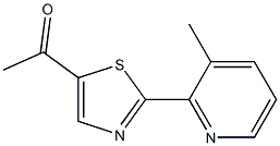 1-[2-(3-methylpyridin-2-yl)-1,3-thiazol-5-yl]ethan-1-one,1248387-59-8,结构式
