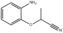 2-(2-aminophenoxy)propanenitrile Structure