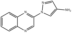 1-(喹喔啉-2-基)-1H-吡唑-4-胺 结构式