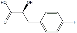 (S)-2-羟基-3-(4-氟苯基)丙酸, 124980-93-4, 结构式
