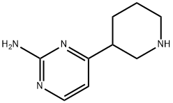 2-Amino-4-(piperidin-3-yl)pyrimidine Structure