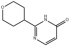2-(氧杂环己-4-基)-3,4-二氢嘧啶-4-酮 结构式