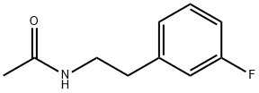 N-(3-fluorophenethyl)acetamide 结构式