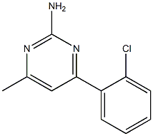 2-Amino-4-(2-chlorophenyl)-6-methylpyrimidine|