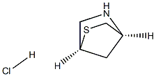 (1S,4S)-2-thia-5-azabicyclo[2.2.1]heptane hydrochloride Structure