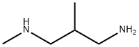 N,2-ジメチル-1,3-プロパンジアミン 化学構造式