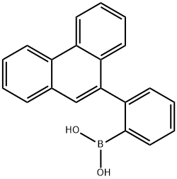 [2-(phenanthren-9-yl)phenyl]boronicacid Structure