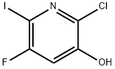 2-氯-5-氟-6-碘吡啶-3-醇, 1253223-34-5, 结构式