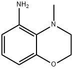 4-methyl-3,4-dihydro-2H-1,4-benzoxazin-5-amine Struktur