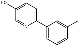 3-Hydroxy-6-(3-tolyl)pyridine 结构式