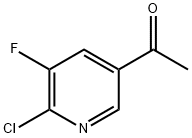 1-(6-Chloro-5-fluoro-pyridin-3-yl)-ethanone Structure