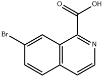 7-溴异喹啉-1-羧酸, 1256833-95-0, 结构式