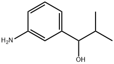 1-(3-aminophenyl)-2-methylpropan-1-ol 结构式