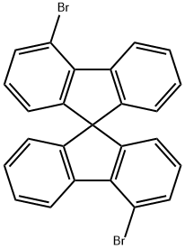 4,4'-Dibromo-9,9'-spirobifluorene Structure