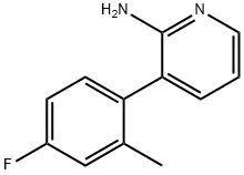 3-(4-FLUORO-2-METHYLPHENYL)PYRIDIN-2-AMINE Struktur