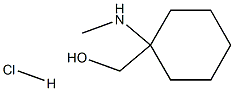 (1-(methylamino)cyclohexyl)methanol hydrochloride Structure