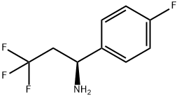 (S)-3,3,3-trifluoro-1-(4-fluorophenyl)propan-1-amine Structure