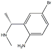 (R)-4-bromo-2-(1-(methylamino)ethyl)aniline Structure