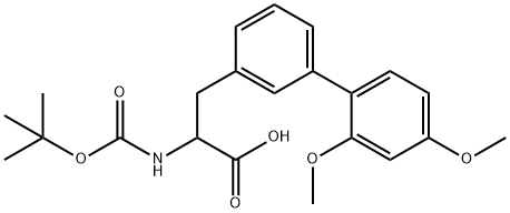 Boc-3-(2,4-dimethoxyphenyl)-DL-phenylalanine Structure