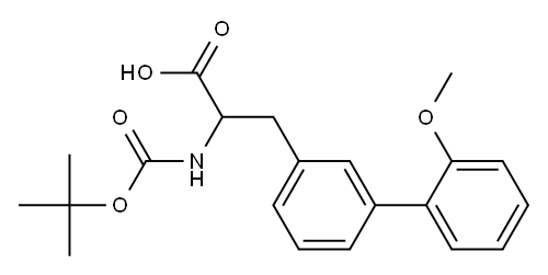 Boc-3-(2-methoxyphenyl)-DL-phenylalanine Structure