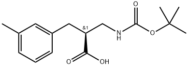 Boc-(S)-3-amino-2-(3-methylbenzyl)propanoicacid Struktur
