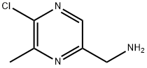 (5-Chloro-6-methylpyrazin-2-yl)methanamine Structure