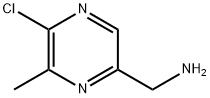 (5-氯-6-甲基吡嗪-2-基)甲胺, 1260665-35-7, 结构式