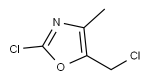 2-chloro-5-(chloromethyl)-4-methyloxazole 结构式