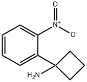 1-(2-硝基苯基)环丁胺, 1260667-45-5, 结构式