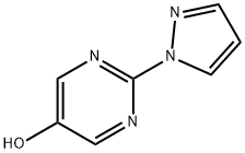 5-Hydroxy-2-(1H-pyrazol-1-yl)pyrimidine Struktur
