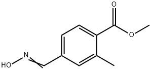 3-甲基-4-甲氧羰基苯甲醛肟,1261169-50-9,结构式
