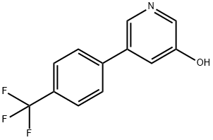 3-Hydroxy-5-(4-trifluoromethylphenyl)pyridine Structure