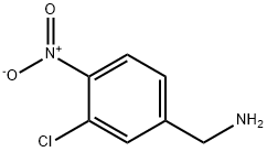 (3-CHLORO-4-NITROPHENYL)METHANAMINE, 1261498-17-2, 结构式