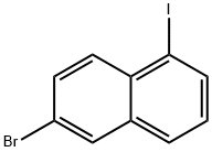 6-Bromo-1-iodonaphthalene Struktur