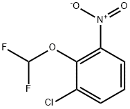 1-CHLORO-2-(DIFLUOROMETHOXY)-3-NITROBENZENE Structure