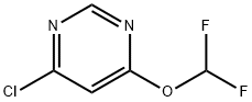 4-氯-6-(二氟甲氧基)嘧啶 结构式