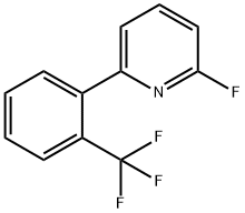 2-Fluoro-6-(2-trifluoromethylphenyl)pyridine Structure