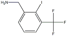 2-碘-3-(三氟甲基)苄胺, 1261762-01-9, 结构式