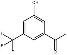 1-(3-Hydroxy-5-trifluoromethyl-phenyl)-ethanone Struktur