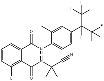 氯氟氰虫酰胺 结构式