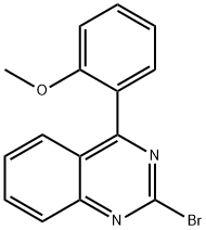 2-Bromo-4-(2-methoxyphenyl)quinazoline,1264034-16-3,结构式