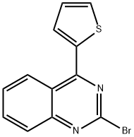 2-Bromo-4-(2-thienyl)quinazoline Struktur