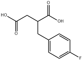 2-(4-Fluoro-benzyl)-succinic acid, 1268121-69-2, 结构式