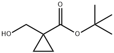 tert-Butyl 1-(hydroxymethyl)cyclopropanecarboxylate Struktur
