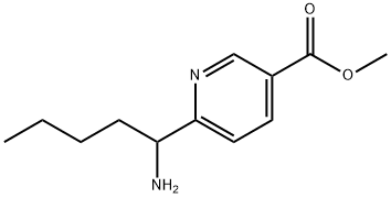 METHYL 6-(AMINOPENTYL)PYRIDINE-3-CARBOXYLATE Structure