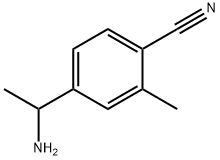4-(1-氨乙基)-2-甲基苄腈, 1270420-24-0, 结构式